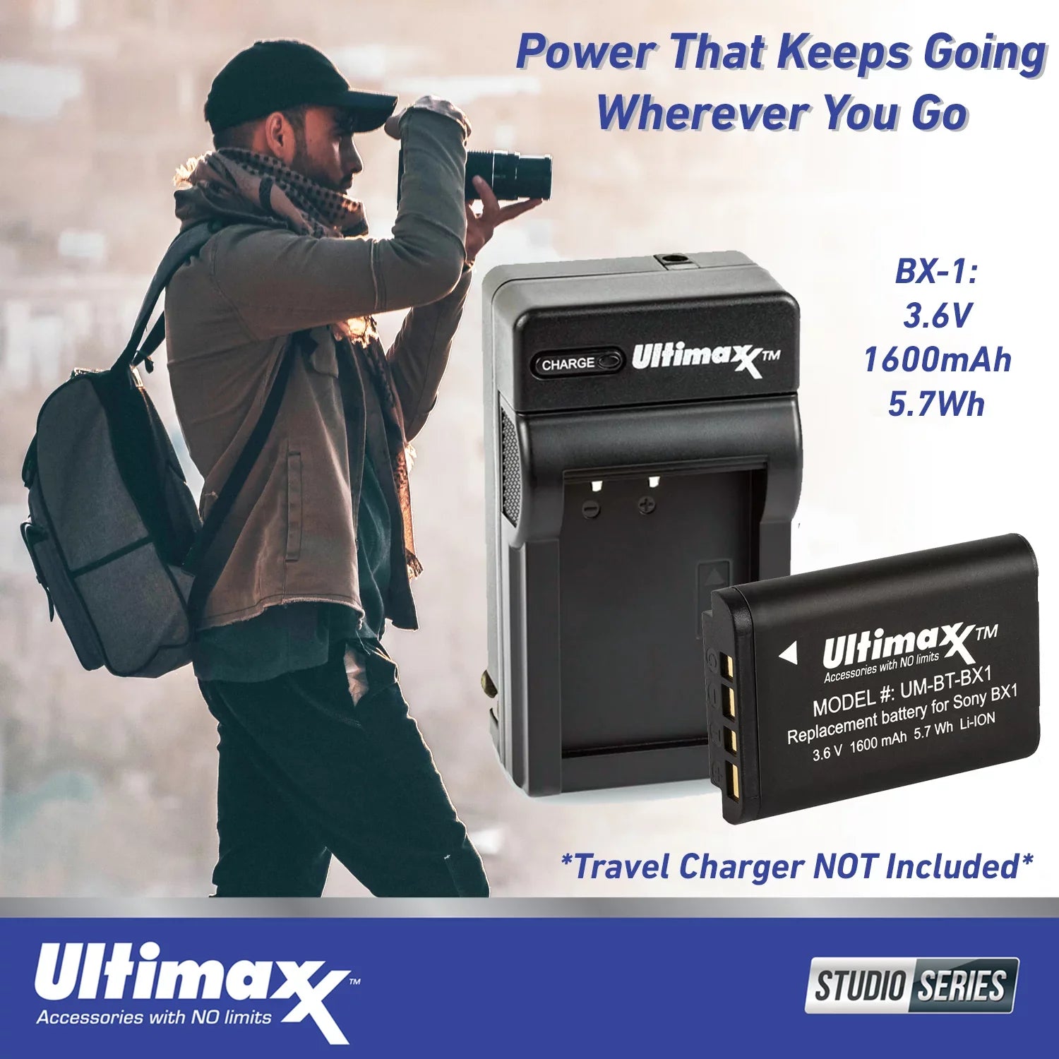 (15pc ZV-1F Replacement Bundle) Includes: Ultra - Bundle More Battery, Sony (White) Filter UV Memory Starter & Protective 64GB Ultimaxx Camera Card,