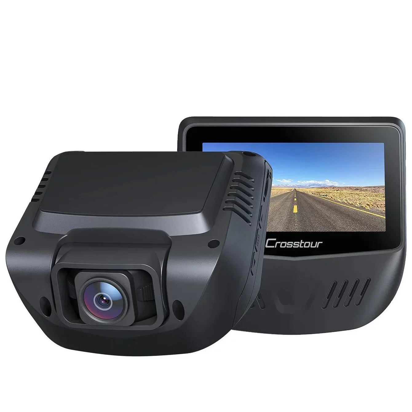 Cars, External Camera Dash Supported, Screen, Front 1080P Angle Cam for 170Â°Wide GPS 3â?IPS Dash Rear,