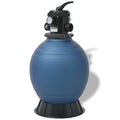inch Sand Position 18 Valve Filter Blue with Pool 6
