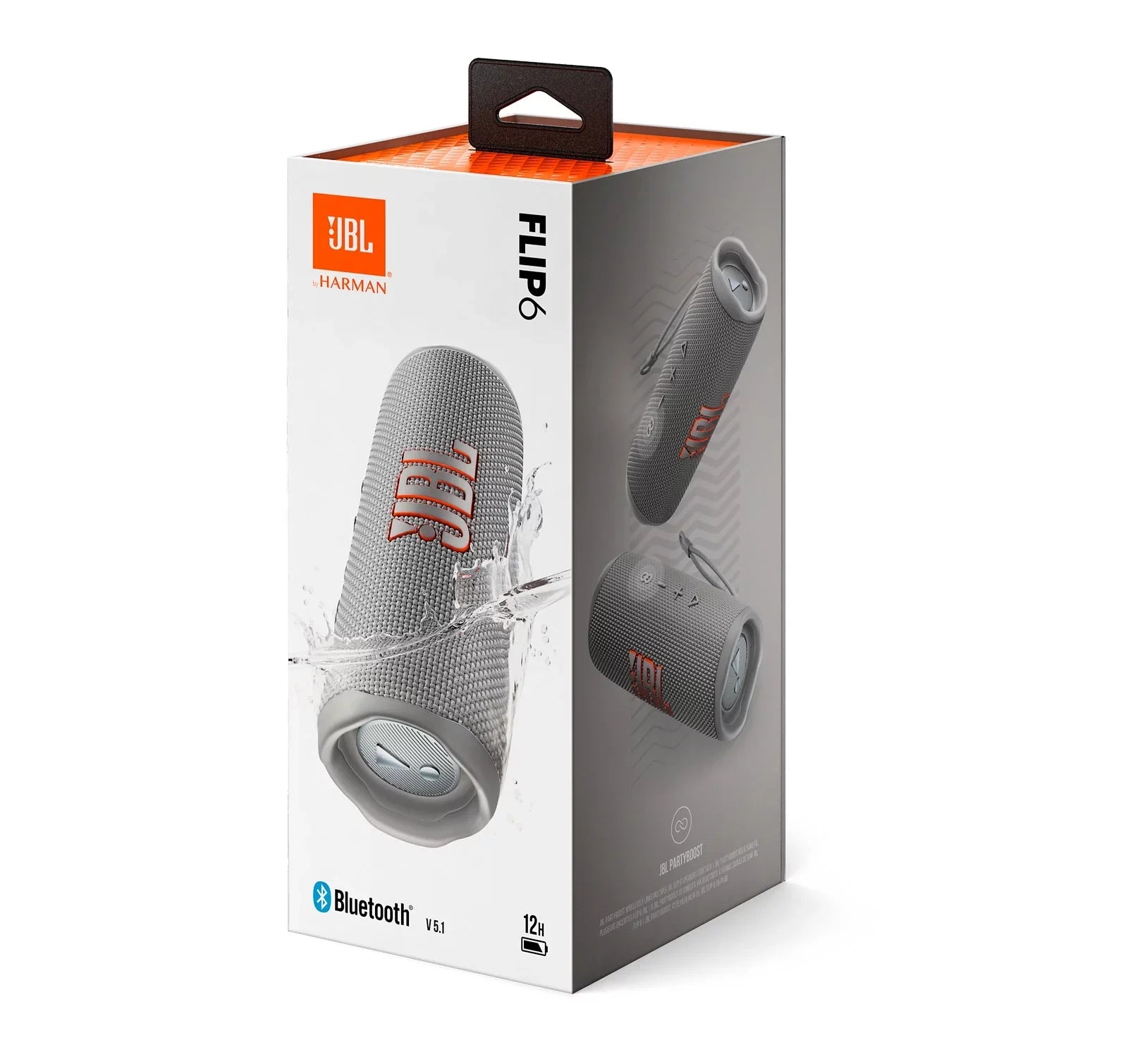 Gray JBL Speaker Open Box Flip 6 Bluetooth Portable