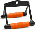 Handle D Weight with Row for Machine Row Exercises, for Workout Fit Great SQUATZ - Attachment Non Cable Cable for Rotational Slip Double Nicely All Systems 360 Knuckle, Seated Handle Degree