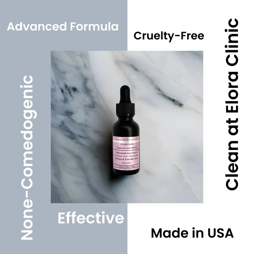 20% - Serum 20 Niacinamide - 20 Hyaluronic Based Niacinamide Free Serum + Elora - Oil - Hydrating acid Niacinamide Water Clinic Hyaluronic Acid +
