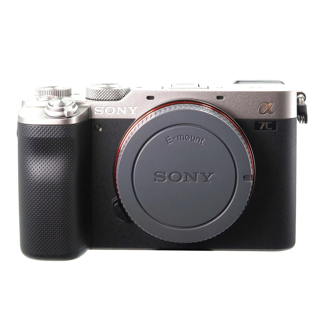 with Alpha Camera 85mm (Silver) Prime Sony a7C FE /1.8 Lens Sony f Digital Mirrorless