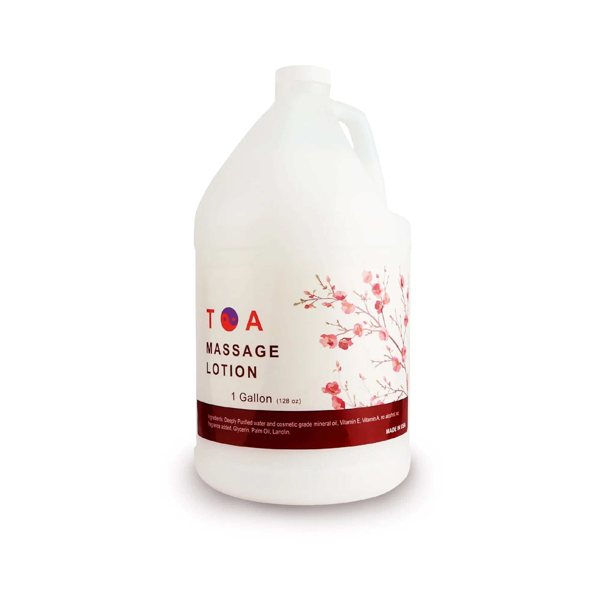 Lotion Body TOA Unscented Moisturizing (1 Gallon) Bottle Gallon Massage