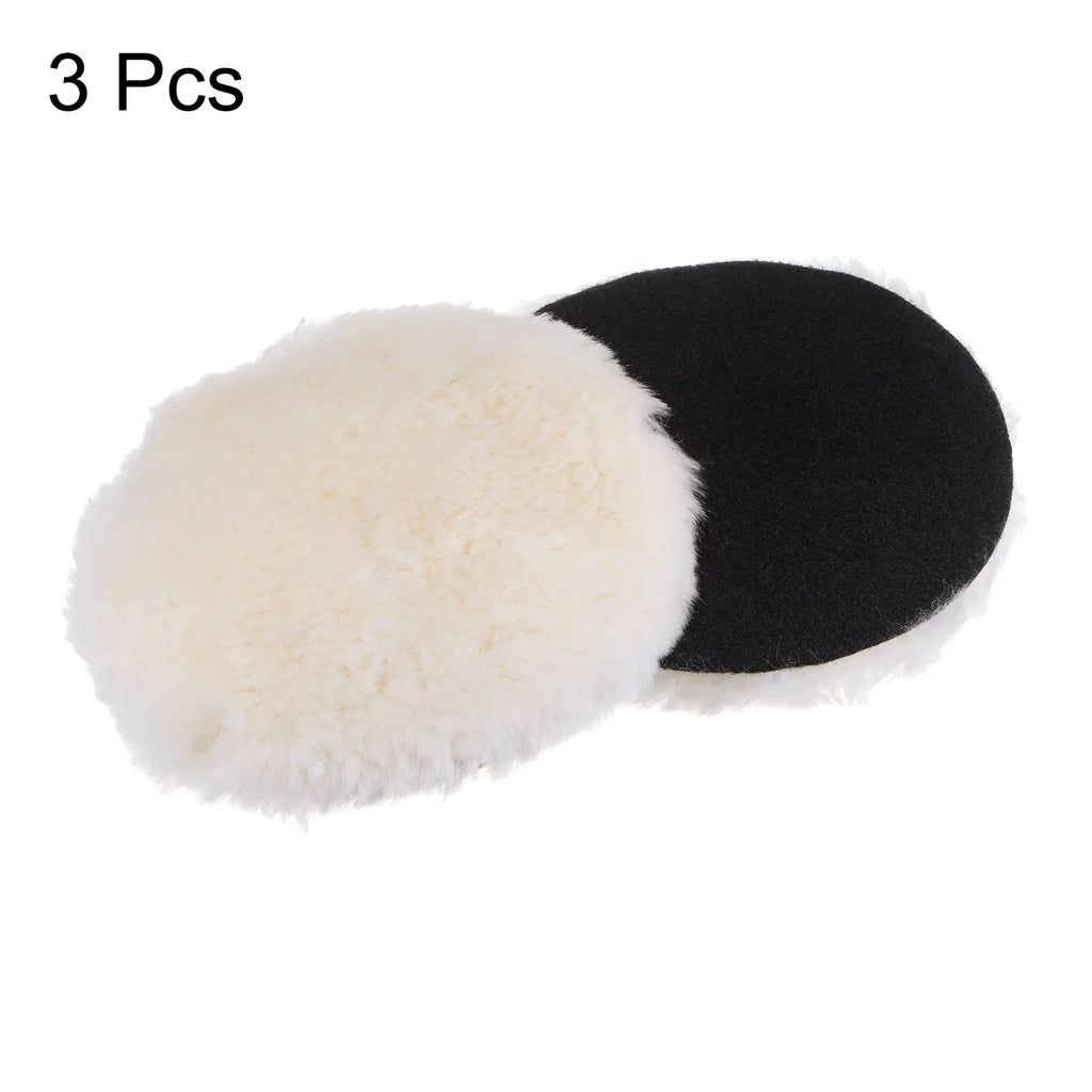 Polishing and Polishing Pads Wheel 3Pack Hook with 7 inch Loop Pads Soft Pad Buffing Buffing Wool Wool