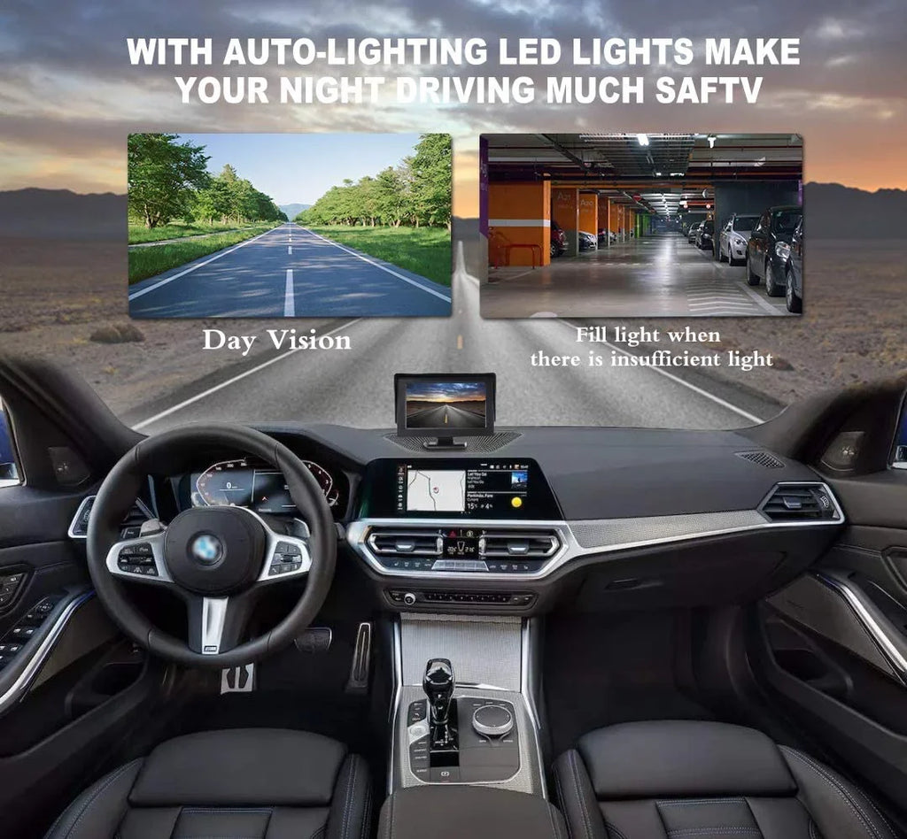 Mount Backup License Night Plate Absolute CAM600 Vision Universal Camera View Rear