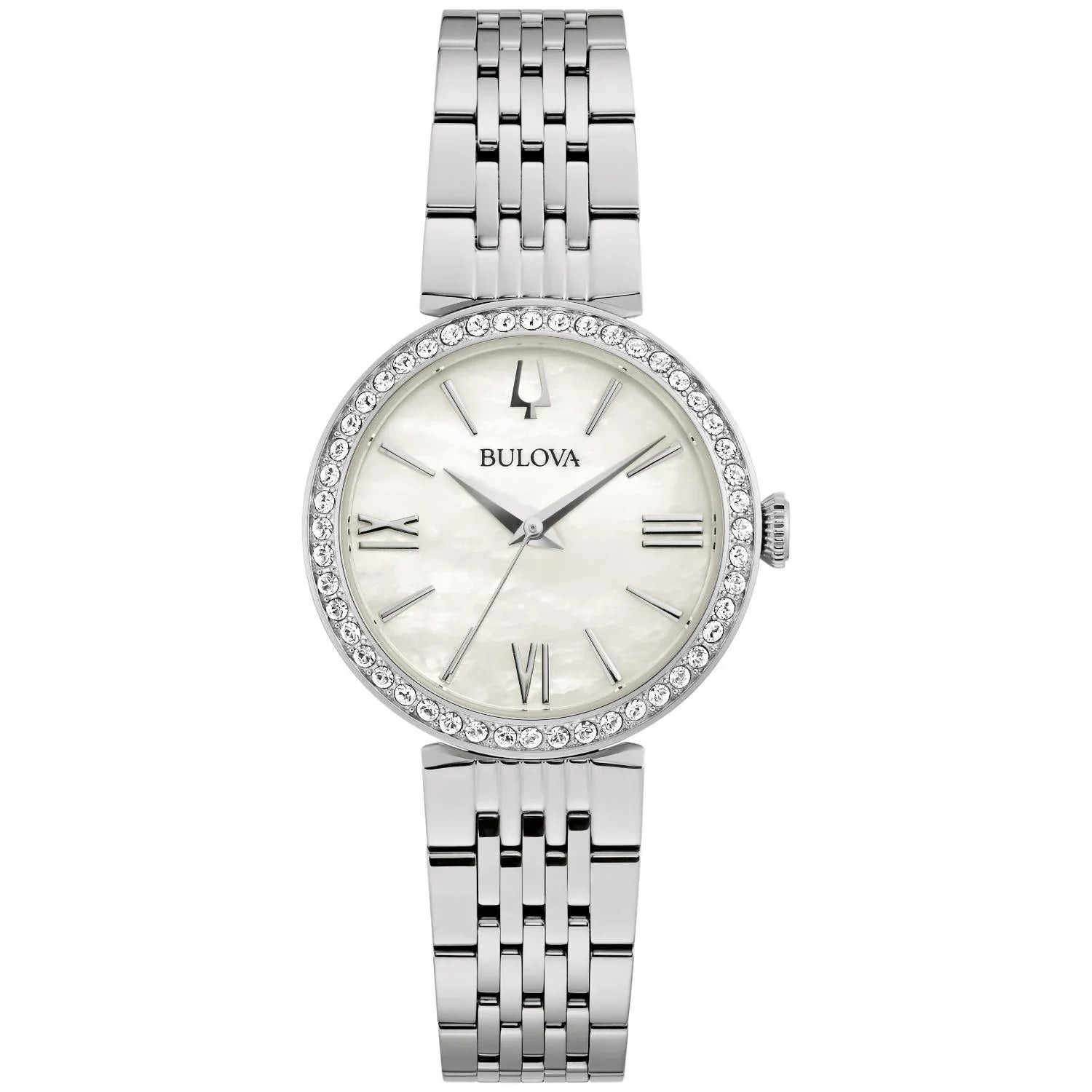 Bulova - Crystal Accent Stainless 96L284 Women's Steel Watch