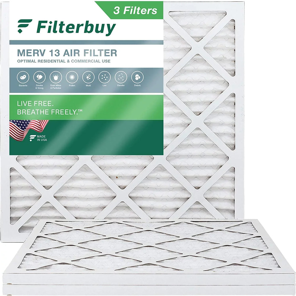 13 (3-Pack) Filters HVAC Furnace MERV Filterbuy Air AC Pleated 12x12x1