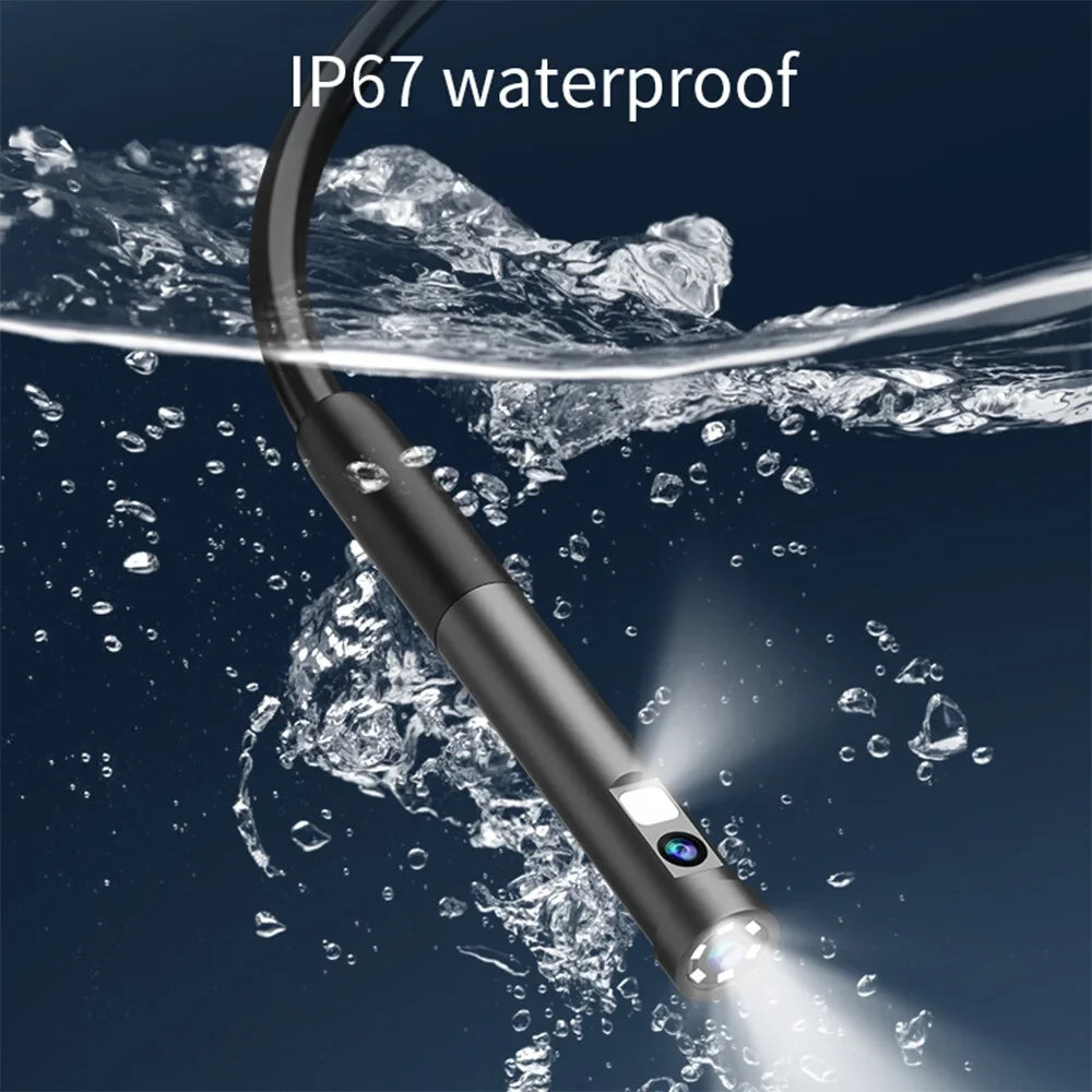 Phone Waterproof Adjustable Type-C LED Inspection 7.9mm Android Mobile Borescope IP67 Endoscope IOS Camera for Built-in Lights