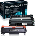 730 MFC-L2710DW HL-L2370DW DCP-L2550DW Toner DR Printer (1Drum+1Toner) L2750DW L2390DW L2750DWXL 2-Pack Brother Drum Replacement and 730 Cartridge Unit TN HL-L2350DW L2395DW for