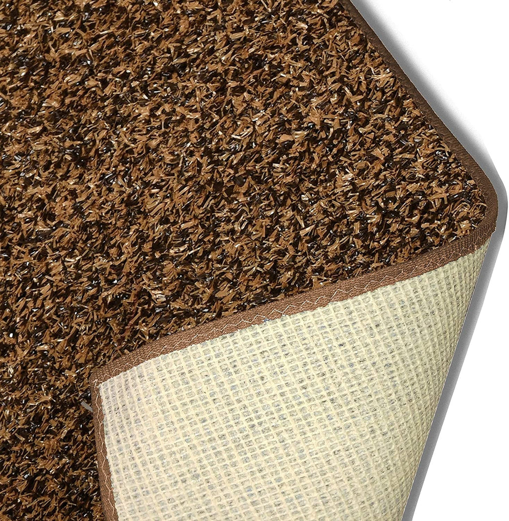Brown Grass The Turftime Area Turf Runners and Look Without Indoor/Outdoor of The Maintenance. Doormats. Artificial 12'x12' Rugs,