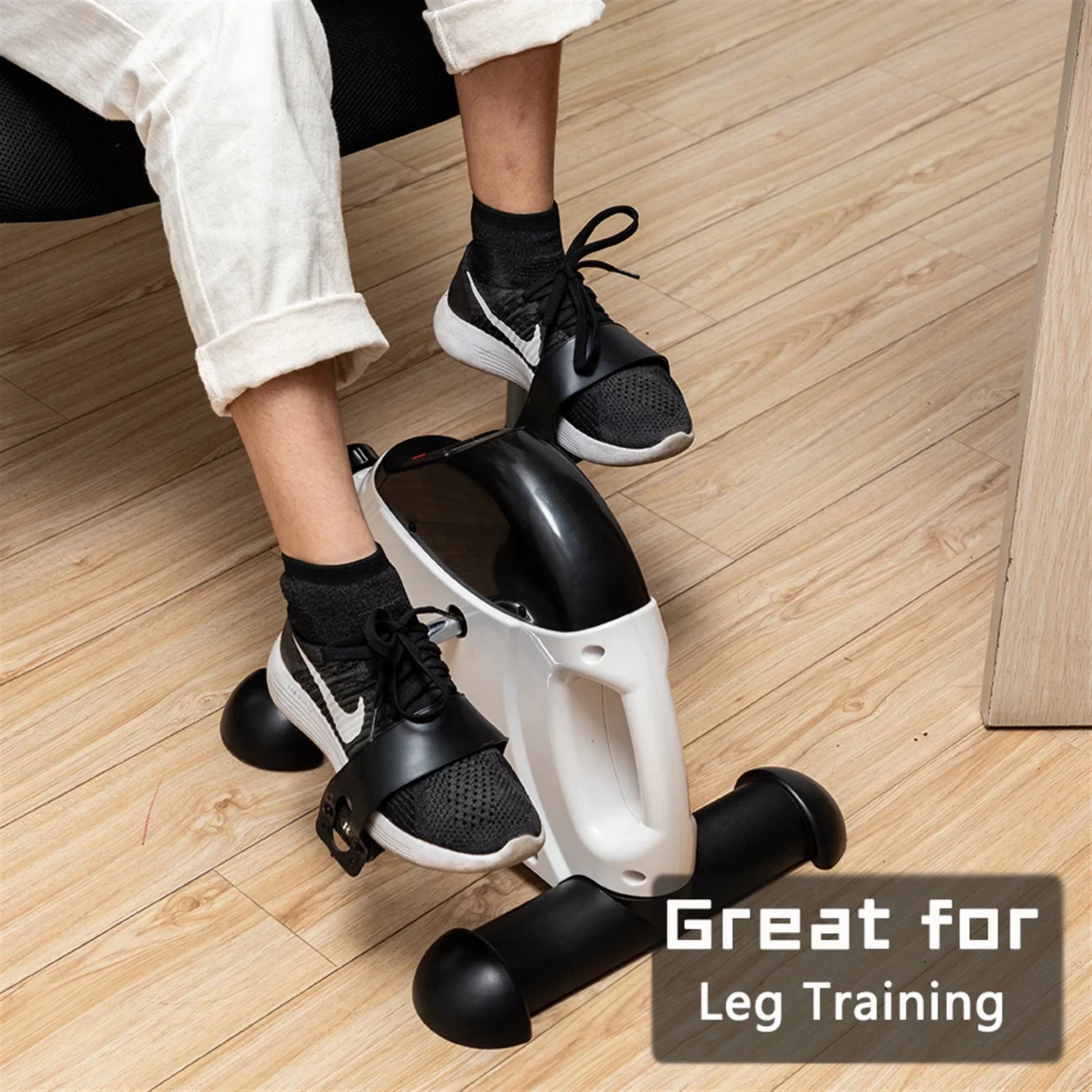 Feet Use Exercise Hands Black White Mini Trainer Portable and Home Bike &