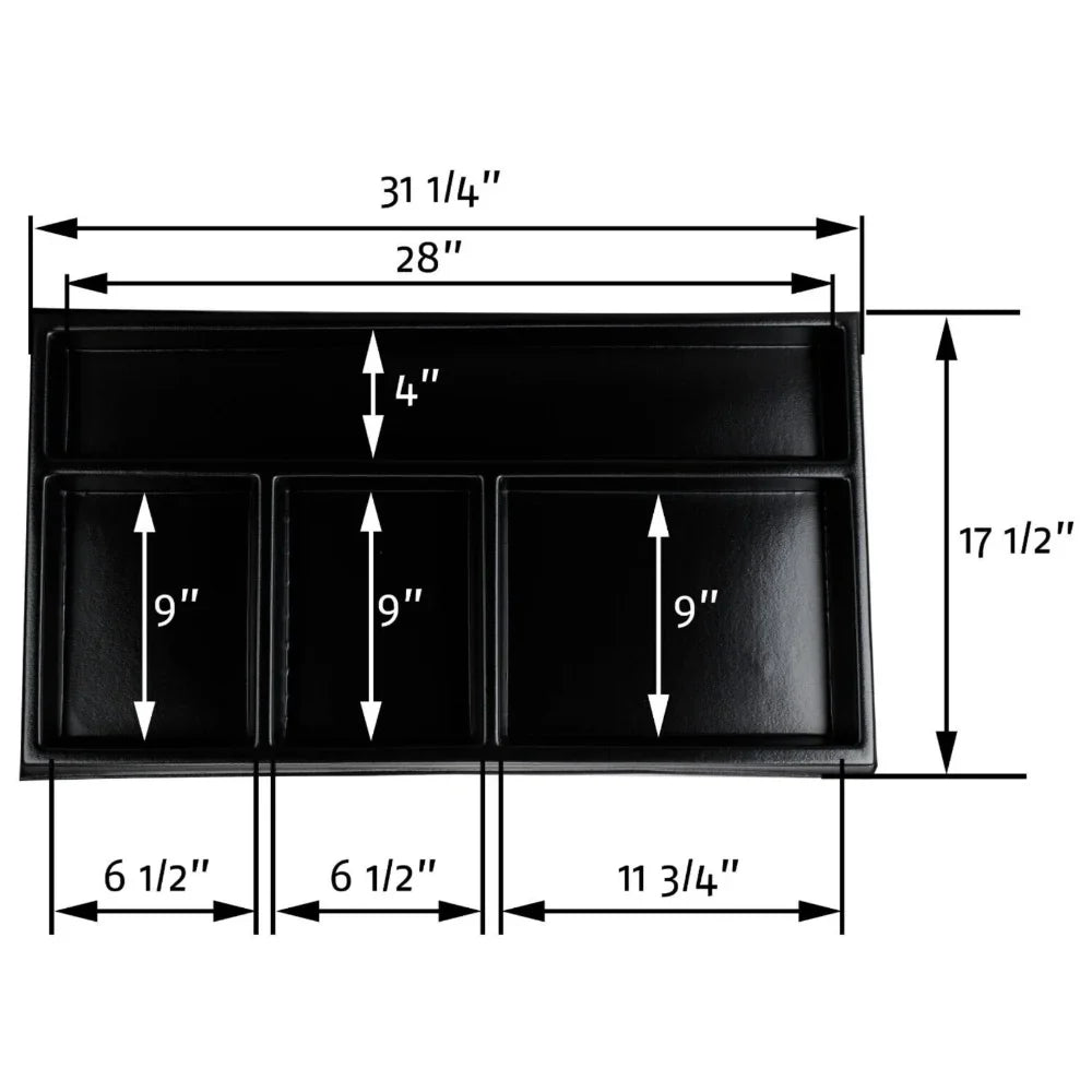 Tray Organizer Cargo For Convertible Chevrolet C4 Corvette 1984-1996 Rear Area