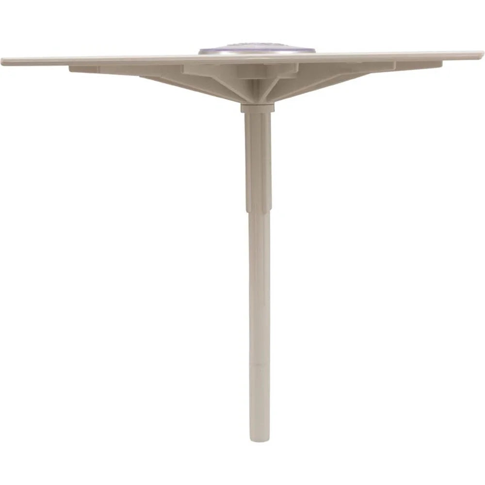 White 9.87" Square - Thermometer L3 Lid with Pentair Skimmer