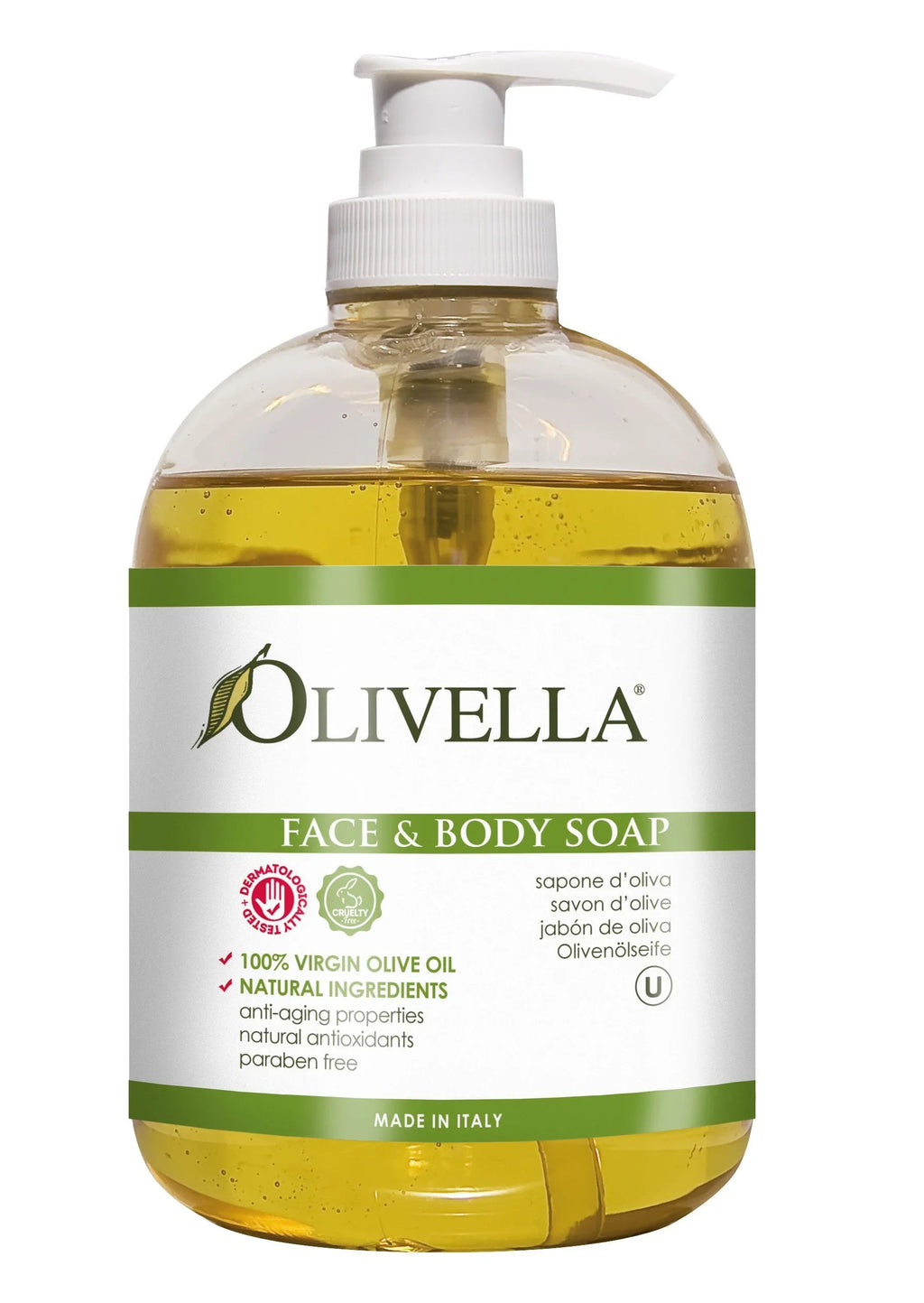 Body Olive oz and 10.14 4 Olivella of Oil Pack Liquid Virgin Soap Face