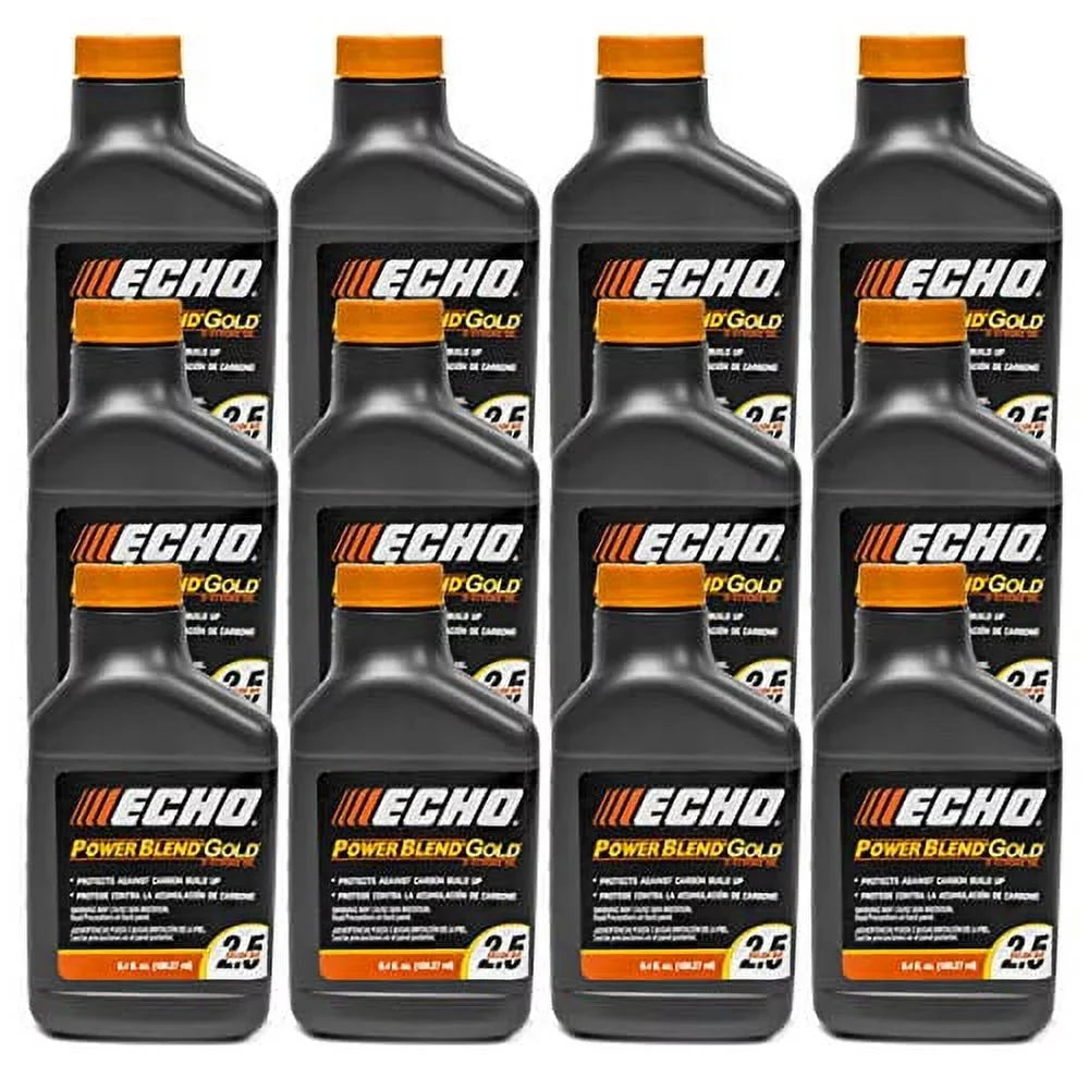 for of Engine Pack 2-Stroke Gallons oz Mix PowerBlend 50:1 6450025S-12PK Oil 2.5 Gold 6.4 12 Bottle Echo