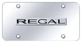 Plate on Chrome Chrome GOLD Regal Name Au-TOMOTIVE