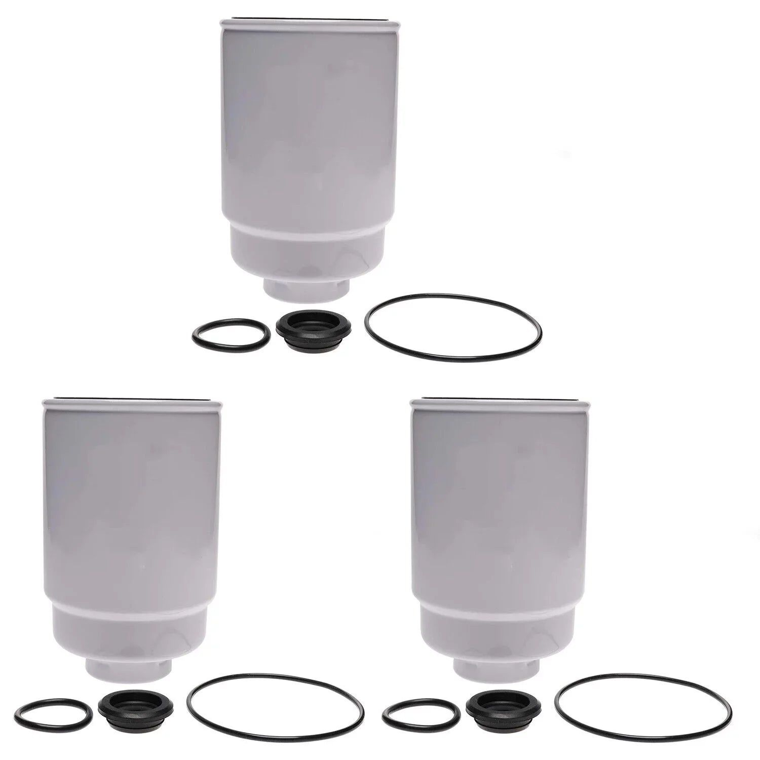 Chevy 6.6L Engine 2001-2016 Replaces TP3018 Sierra TP3012 Fuel 19305685 for 3Pcs Filter Duramax Chevrolet ACA Silverado/GMC