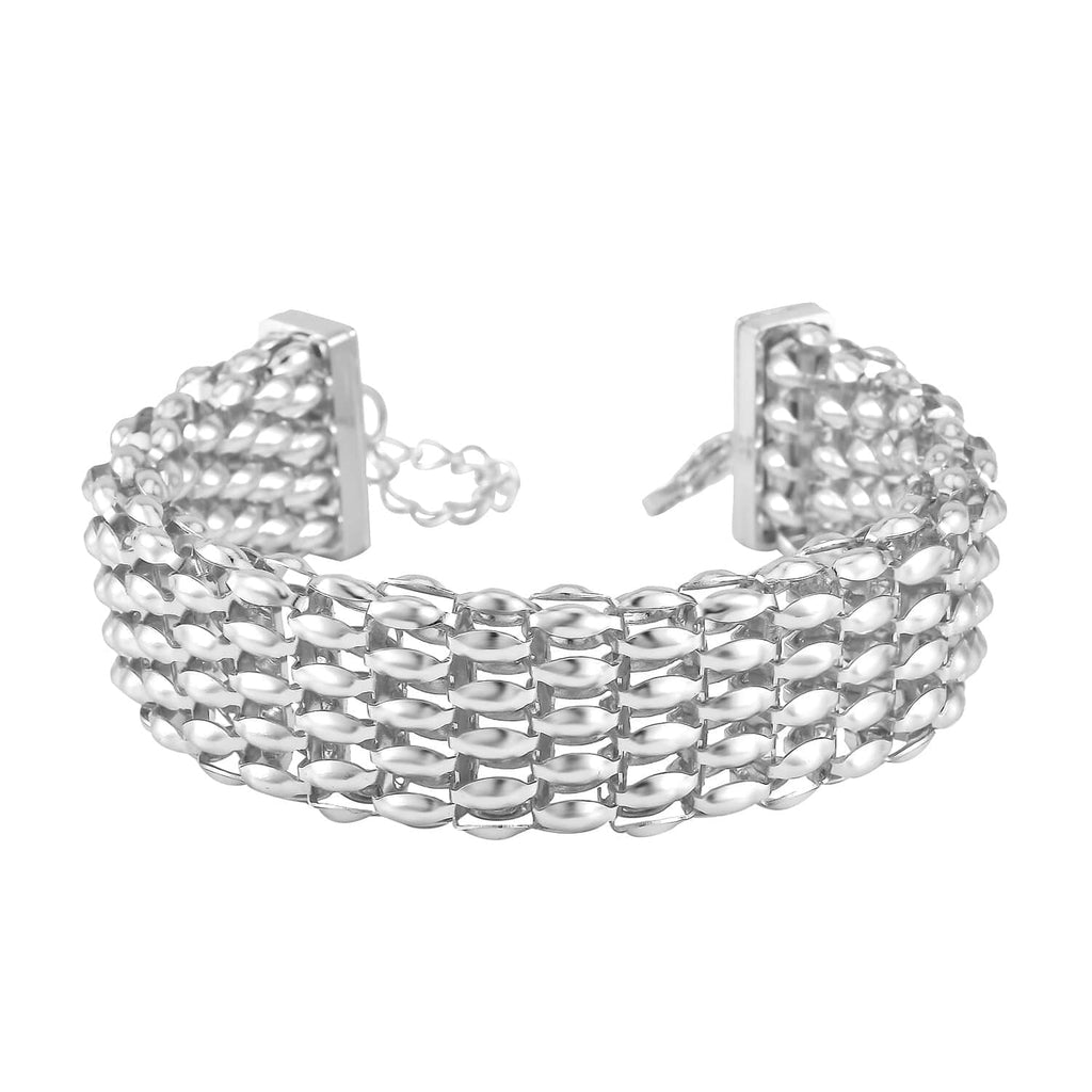 Steel Jewelry Mesh 7.5-9" Stainless Day Size Mom for LC Birthday Women Bracelet Gifts Chain Shop for Mothers
