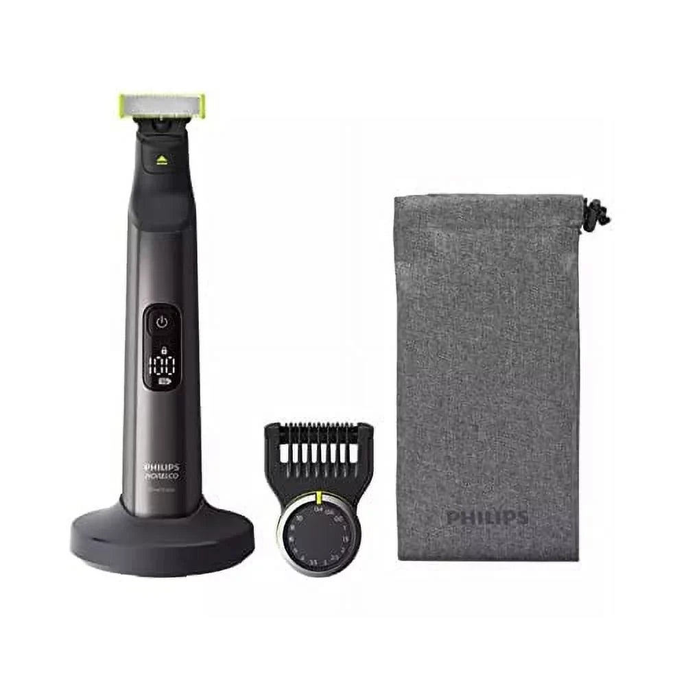 Rechargeable Hair Norelco QP6550/70 Trimmer OneBlade Shaver & Philips