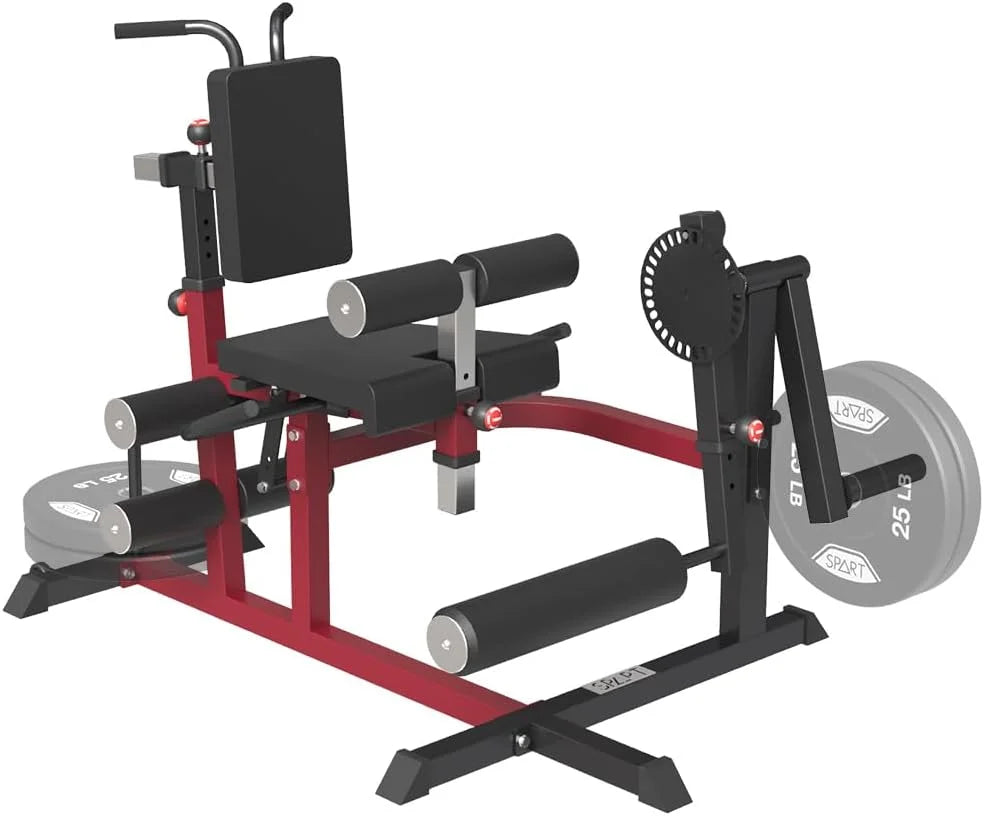 Leg Loaded Leg in Body Lower Gym Home Machine Machine, Extension Seated/Horizontal/Lying Specialty Leg Thigh Exercise Extension for and Curl and Bench Rotary Plate Leg Adjustable for Curl,