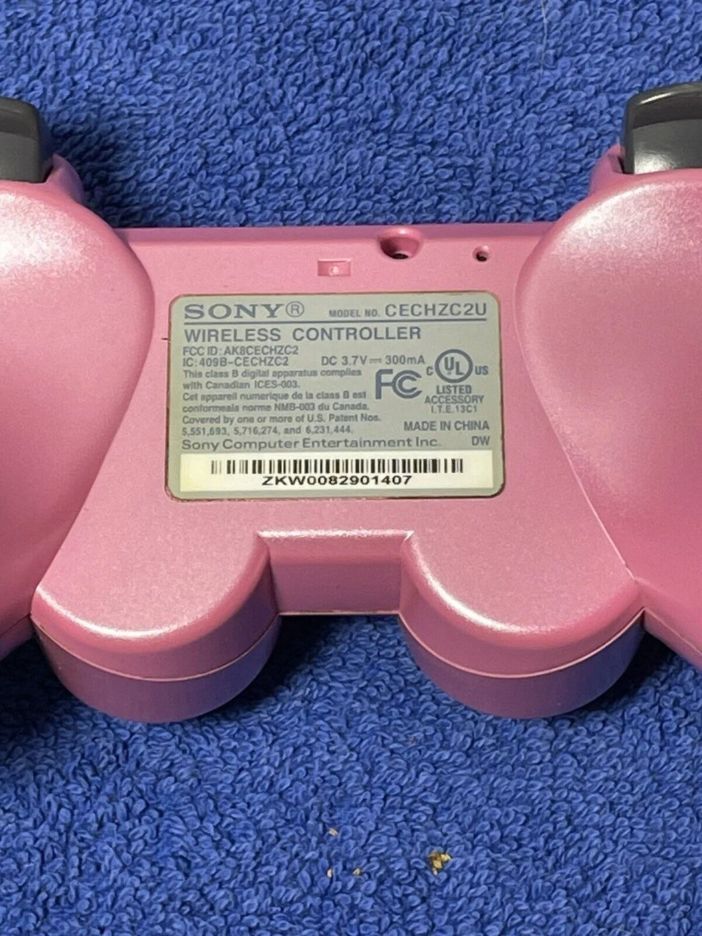 Pink Controller OEM PlayStation Sony 3 Used