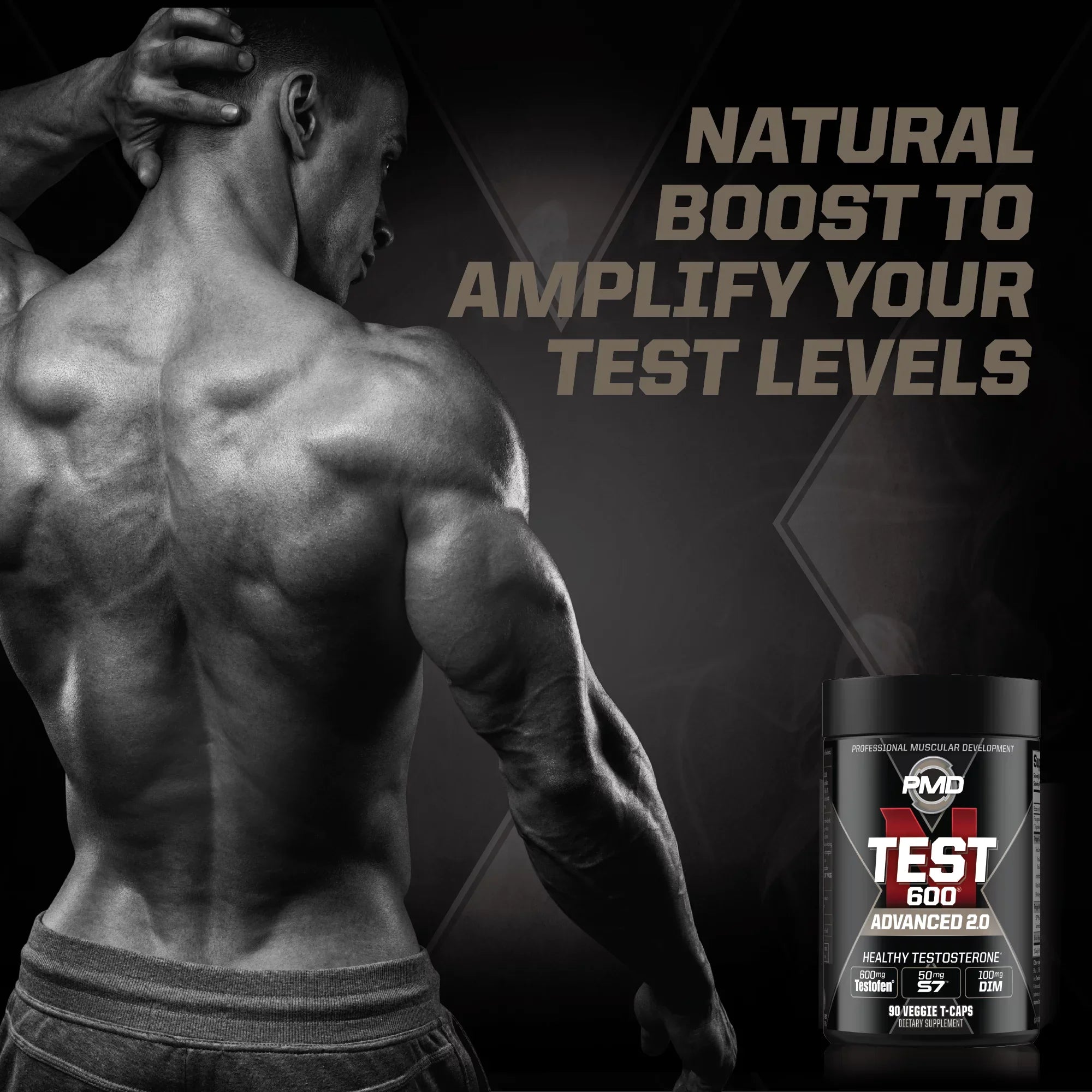 for Test 600 Testofen - Lean - and Growth N-Test Bodybuilding Boost PMD Men Veggie-Caps)) Sports - And Testosterone With Gains Booster Advanced Training And Strength Powerful - Muscle Strong (90