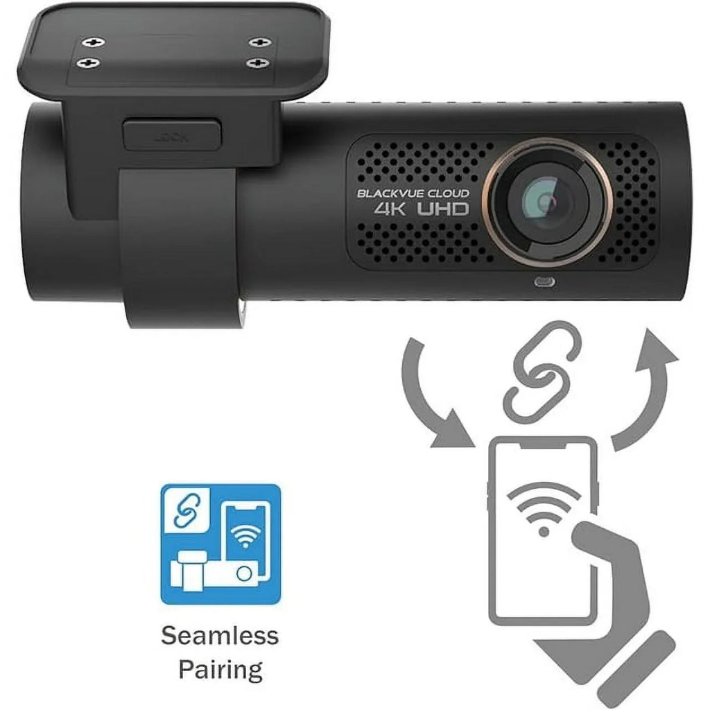 Open with Built-in Box Card Dashcam, Wi-Fi, GPS UHD 32GB Plus Cloud microSD DR900X-2CH BlackVue 4K