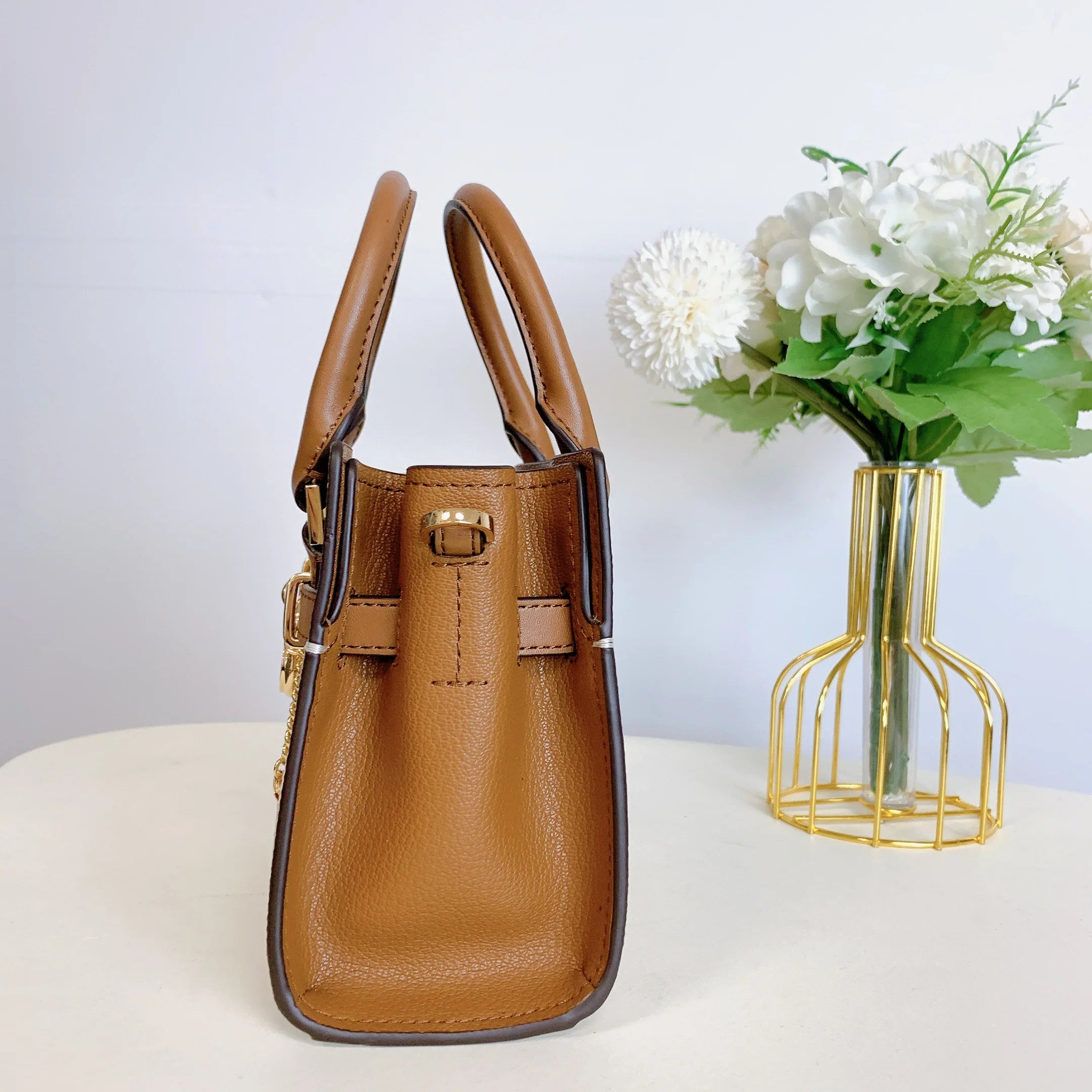 Michacl Kors XS in Signature Crossbody Hamilton 35H1GHMS0B Satchel VANILLA