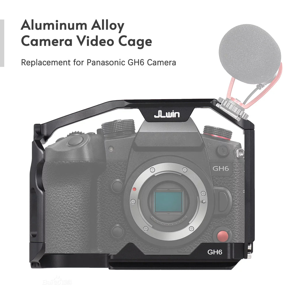 and Shoe Dcenta Compatible Camera with Threaded GH6 Panasonic with Cage Mount Construction Aluminum Holes Alloy Cold Extensive