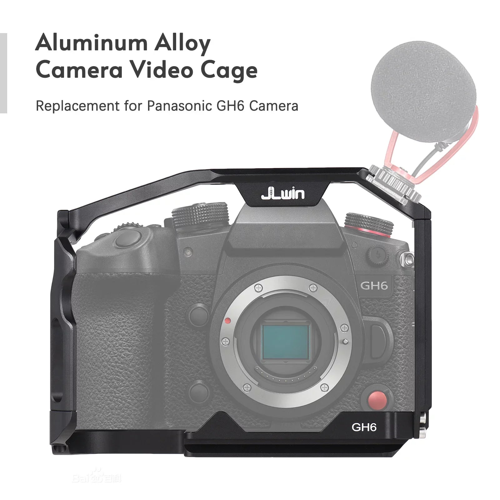 and Shoe Dcenta Compatible Camera with Threaded GH6 Panasonic with Cage Mount Construction Aluminum Holes Alloy Cold Extensive
