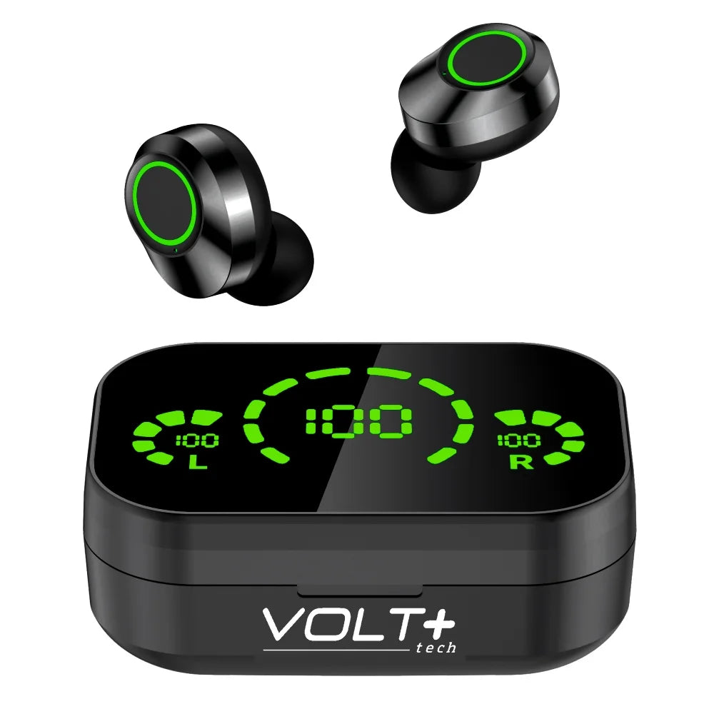 V5.3 S22+/ Mic(Black) /Noise IPX3 Pro Samsung Wireless LED with your & BlueTooth Galaxy Sweatproof & Water Compatible Quad 5G/Plus/Ultra Earbuds Reduction