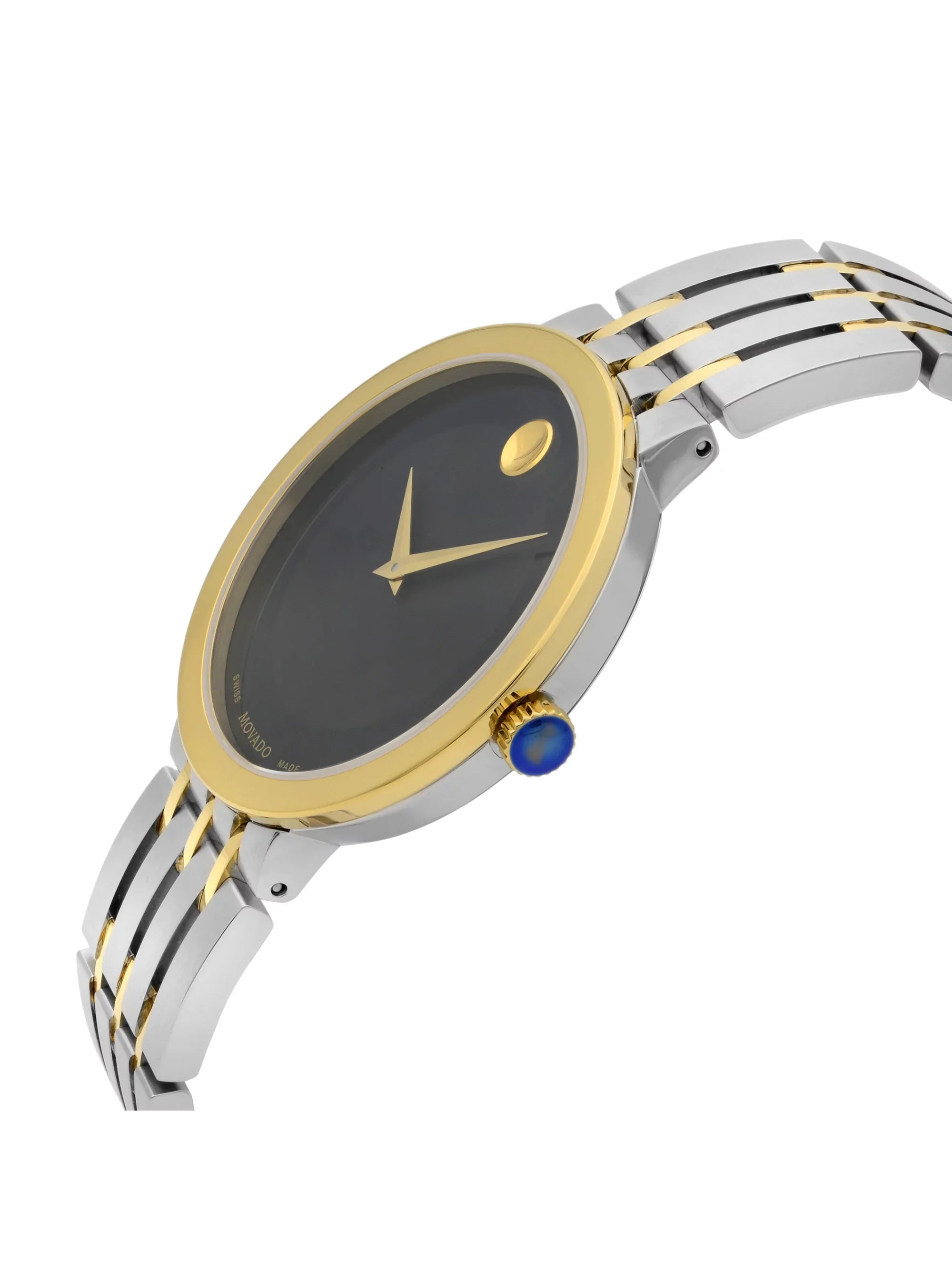 Two Quartz Ladies 607058 Stainless Steel Esperanza Movado Tone Watch