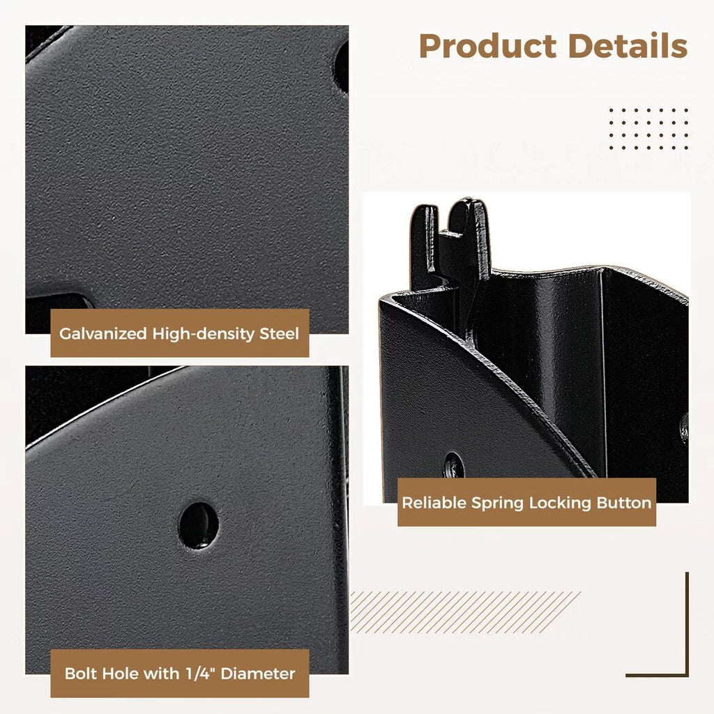 Vans Trailers, Lumber Track 4PCS Wood Cargo Cargo Track Accessories, for Brackets E Trucks, RVs, Beam E Fittings, Tie Down Wood Socket Storage Beam Brackets,