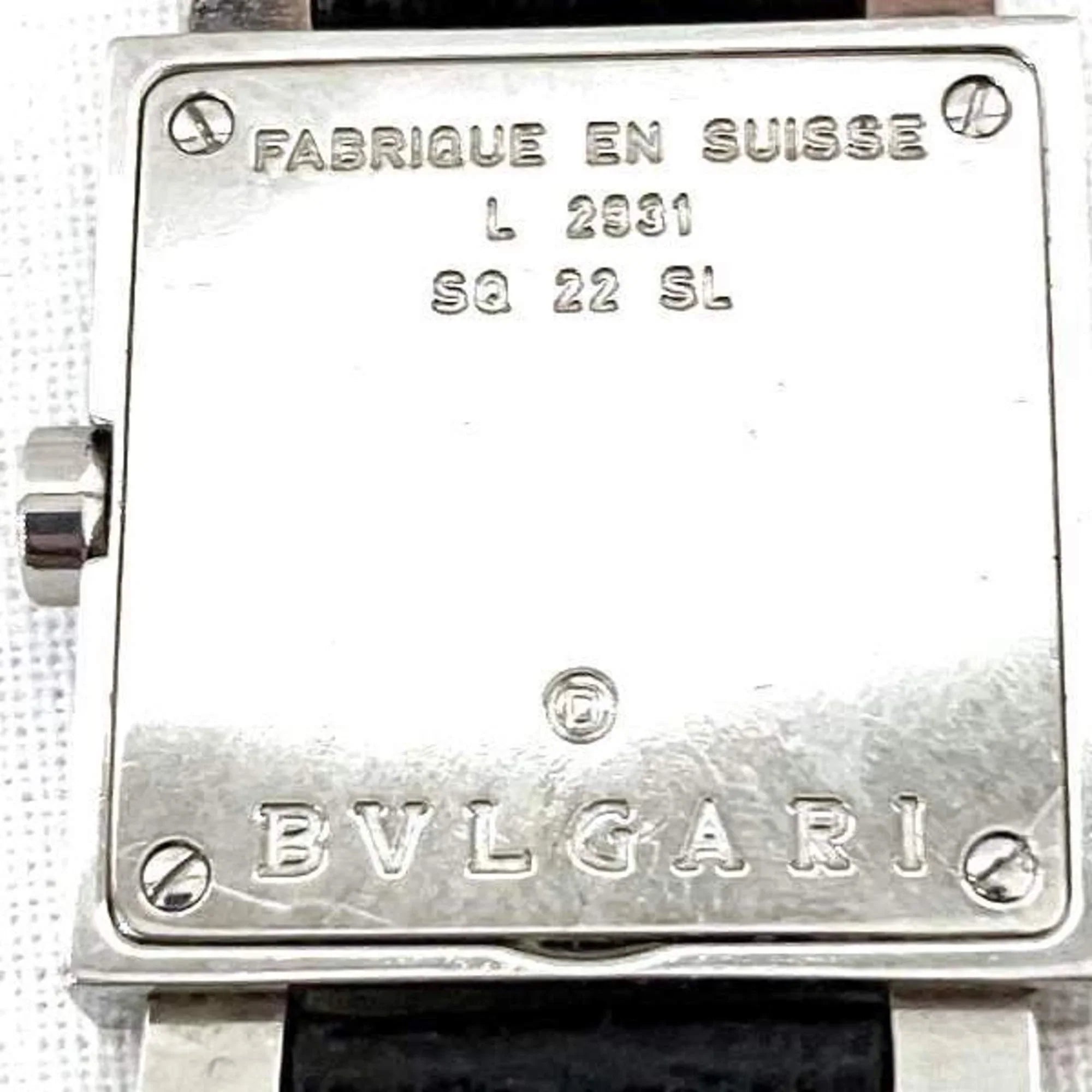 Watch (Fair) Pre-Owned BVLGARI Quadrato Bulgari SQ22SL Quartz Ladies