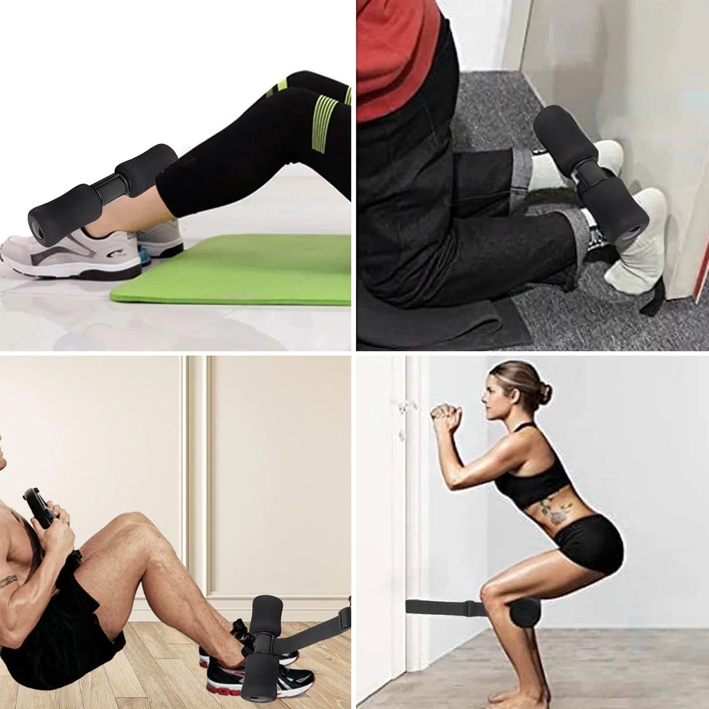 '- Home for Home Curl Workout Fitness Bar Hamstring Travel Padded With Nordic