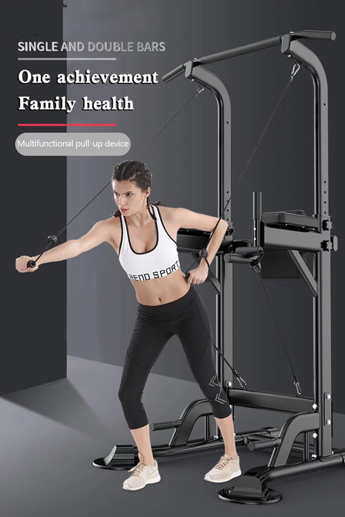 & Stands Training Dip Gym Strength Pull-Up for Tower Bars Power Squat Home Bar