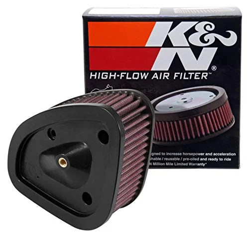 HARLEY Electra Ultra, and Performance, Premium, 2017-2019 Glide, DAVIDSON Engine Powersport Air HD-1717 other Glide, Limited, Low, Filter: King, models) Filter: Air (Road Tri select Classic, K&N High