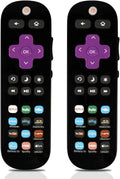 TV/Onn Roku TV/Westinghouse TCL Universal Applicable TV/Hisense Pack of Replace for Remote TV/Sharp TV/Philips 2
