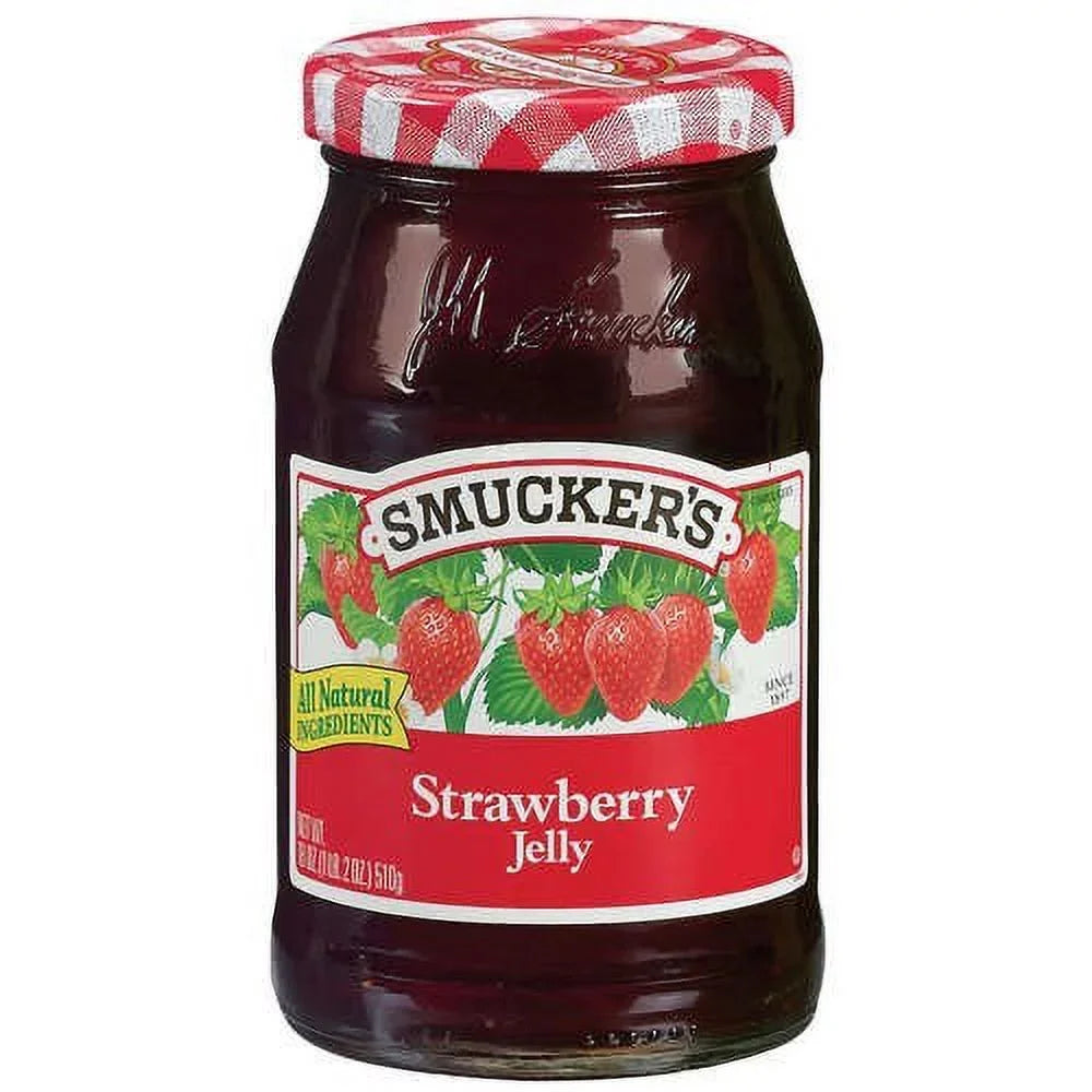 Jelly, 6) Smucker's 18 Strawberry Oz of (Pack