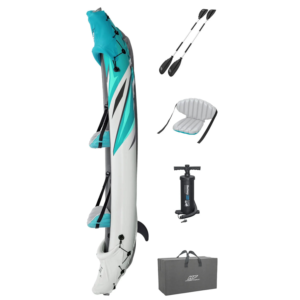 Inflatable Voyager Hydro-Force X4 Raft Set 11'6"