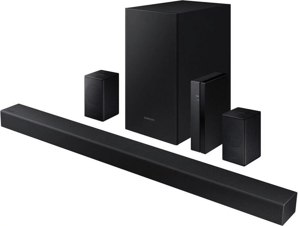 DTS Samsung Dolby Restored with 2.0 and Rear Speaker 4.1Channel Kit Black Audio Soundbar (Refurbished) HWA470/ZA Wireless /