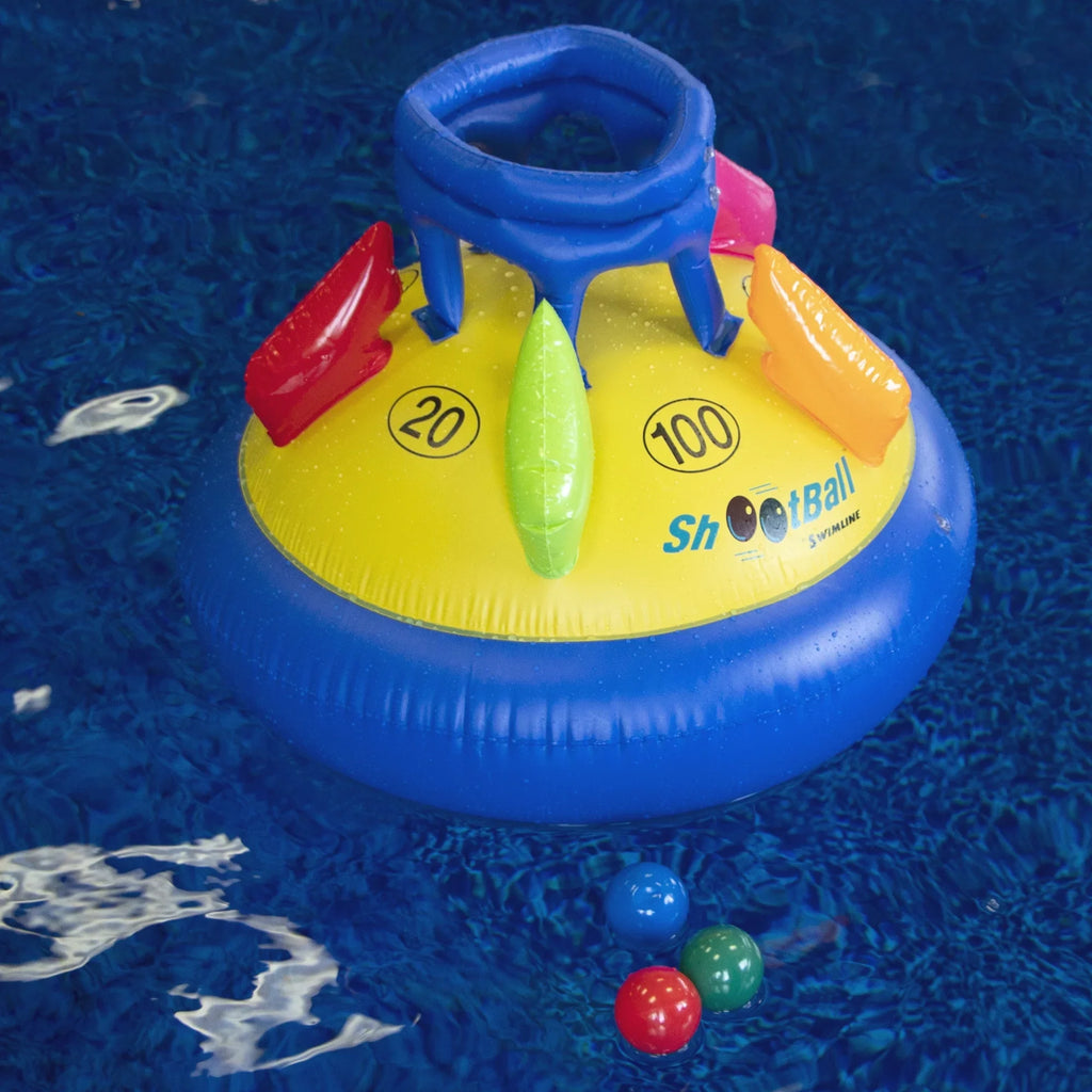 Central Pool Game Inflatable Shootball Swim Multi-Port