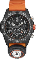 Stainless M Master 3749: Luminox Grylls Survival Series 45mm Bear - Swiss Black/Orange Watch Water Steel Mens Made Resistance 300
