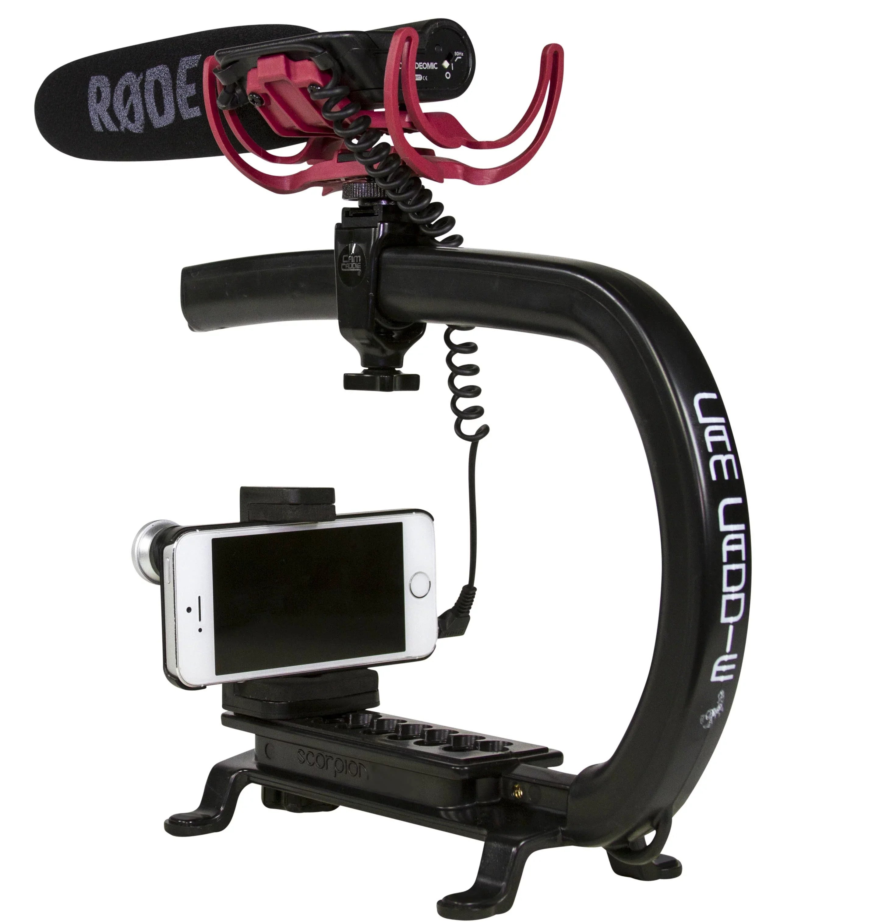 Scorpion Camera Handle Shoe Accessory Original Bonus Caddie with Stabilizer Cam