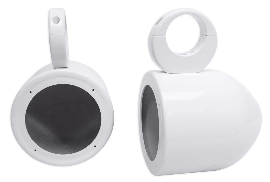 Surface MAC525W 360¡ã Swivel 5.25" White Mount Rockville 2) Pods Speaker Aluminum