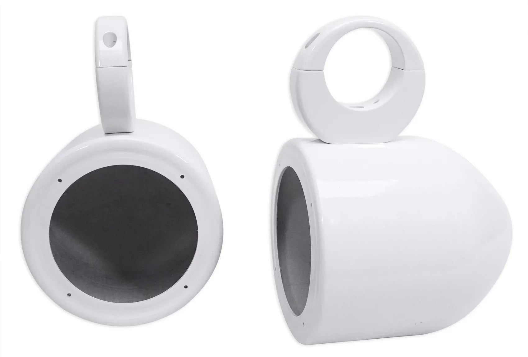 Surface MAC525W 360¡ã Swivel 5.25" White Mount Rockville 2) Pods Speaker Aluminum
