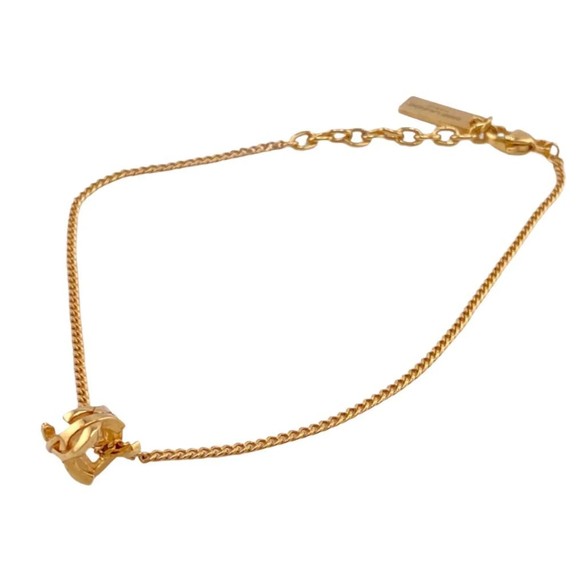 LAURENT Pre-Owned (Good) Gold Women's Bracelet Z0006130 SAINT YSL