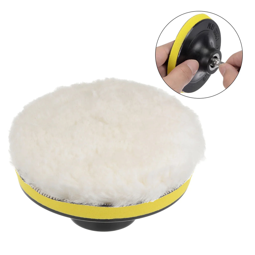 Polishing and Polishing Pads Wheel 3Pack Hook with 7 inch Loop Pads Soft Pad Buffing Buffing Wool Wool
