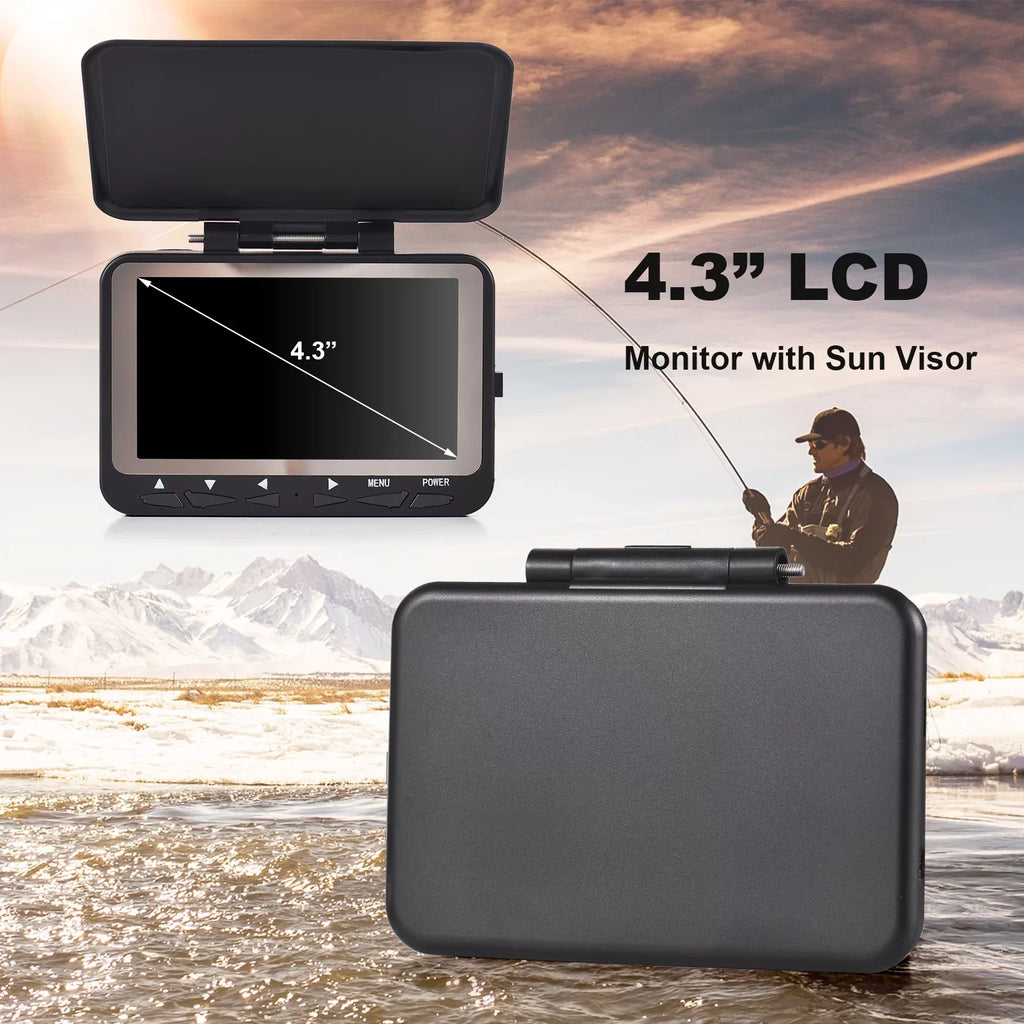 Fishing Fishing Vision, Underwater Boat Camera , Fish Finder, 4.3'' LCD Night Ice